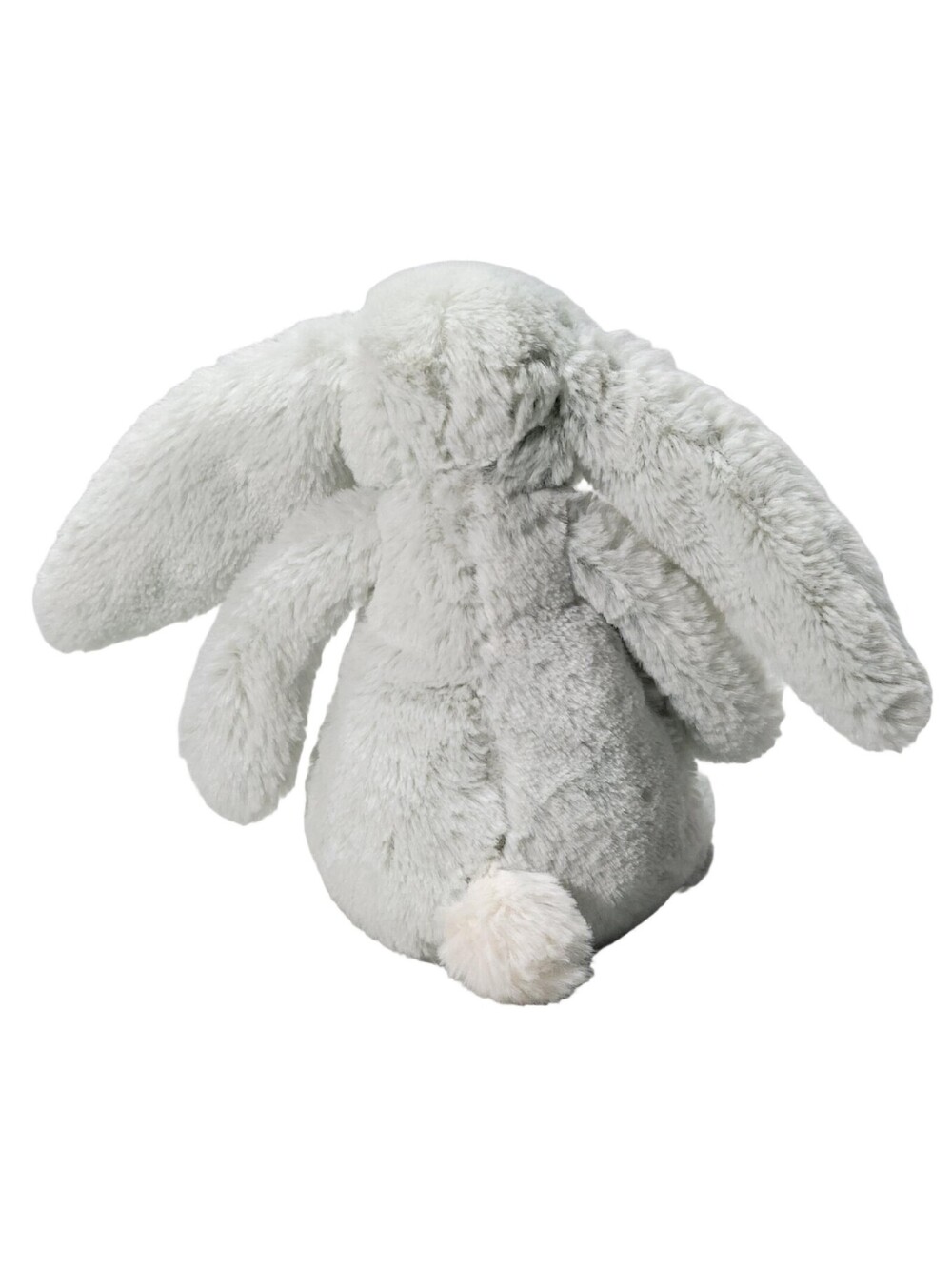 Jellycat Gray Bashful Bunny Rabbit Stuffed Animal Beanbag Plush Toy 8" - Picture 3 of 10